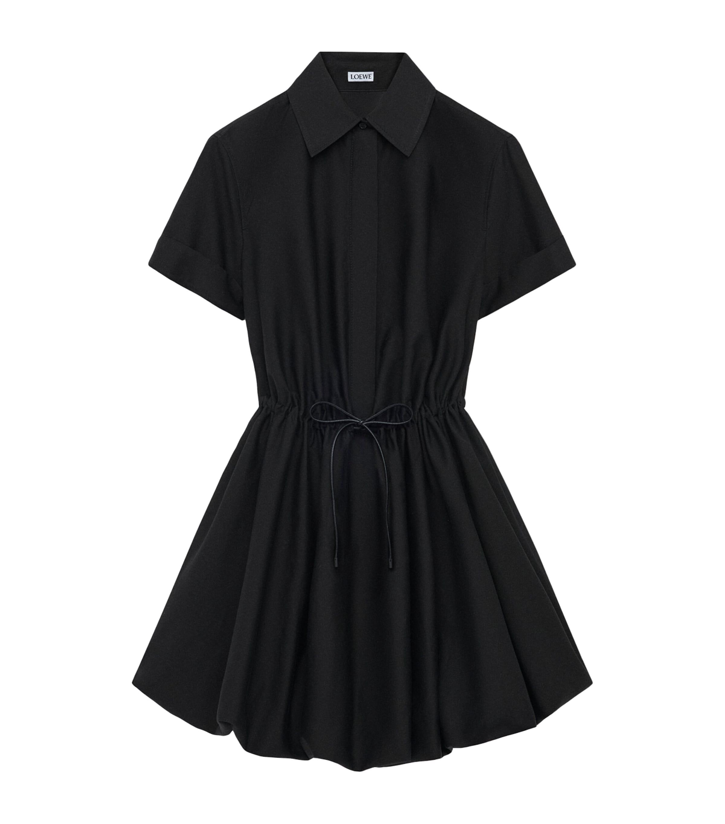 Tie-Waist Mini Shirt Dress by LOEWE