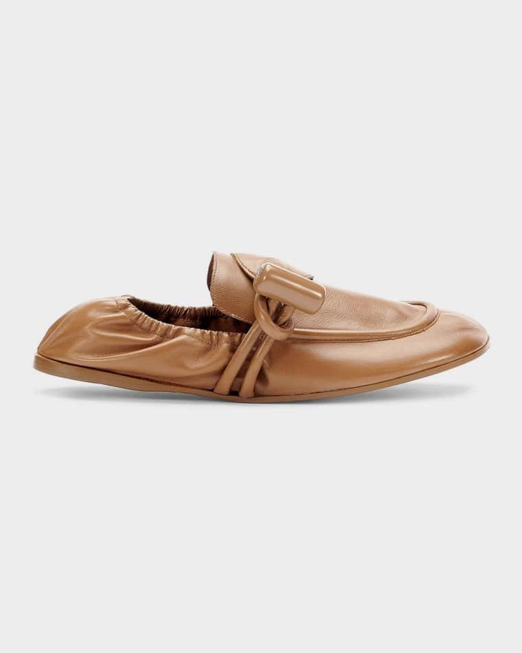 Toggle Leather Loafers by LOEWE