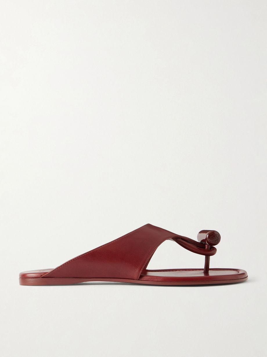 Toggle leather slides by LOEWE