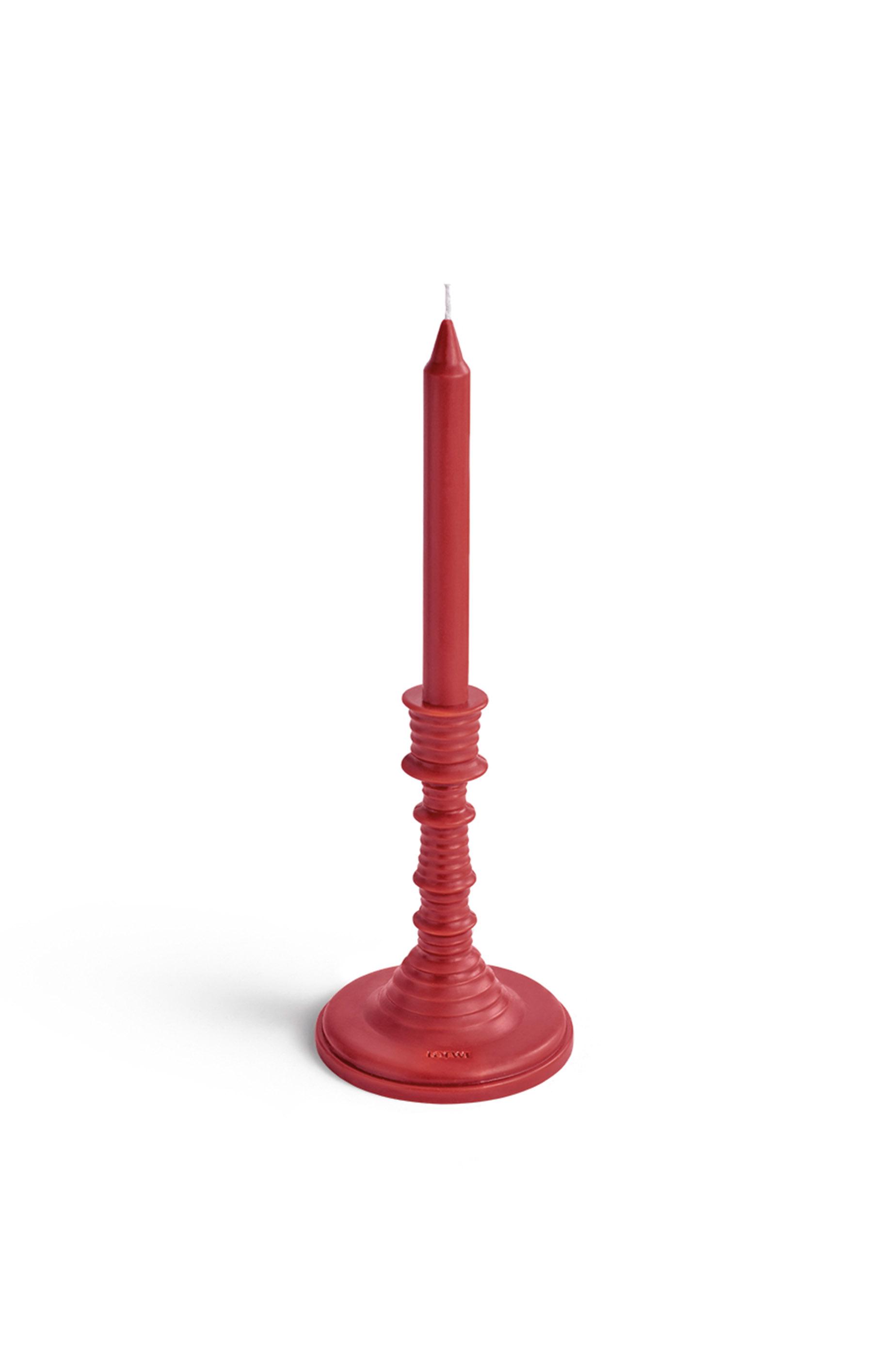 Tomato Leaves wax candleholder by LOEWE
