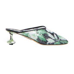 Toy 45 glittery floral mules by LOEWE