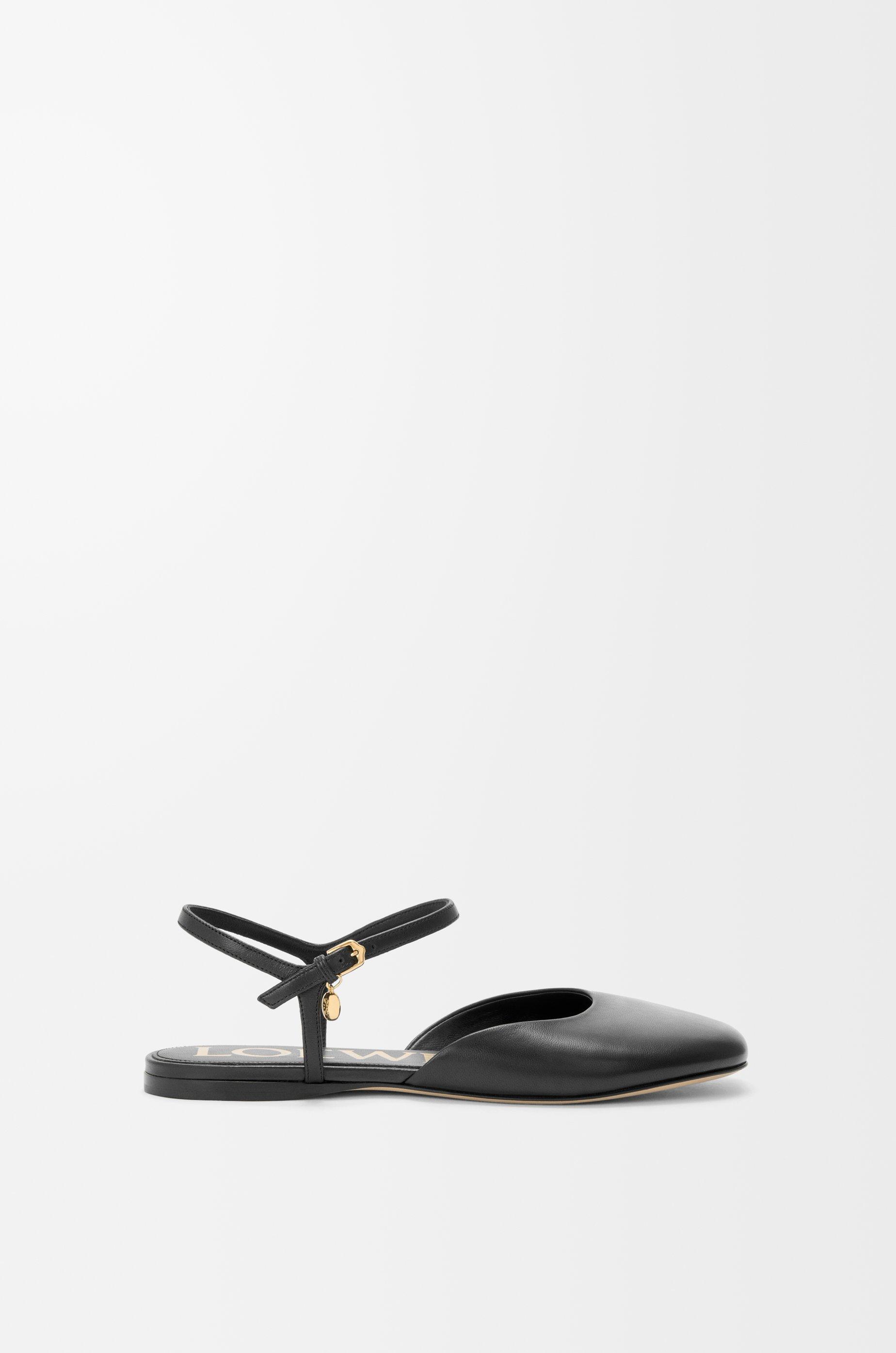 Toy ankle strap ballerina in lambskin by LOEWE