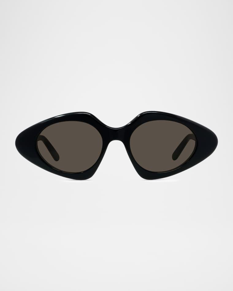 Triangle Slim 50mm Geometric Sunglasses by LOEWE