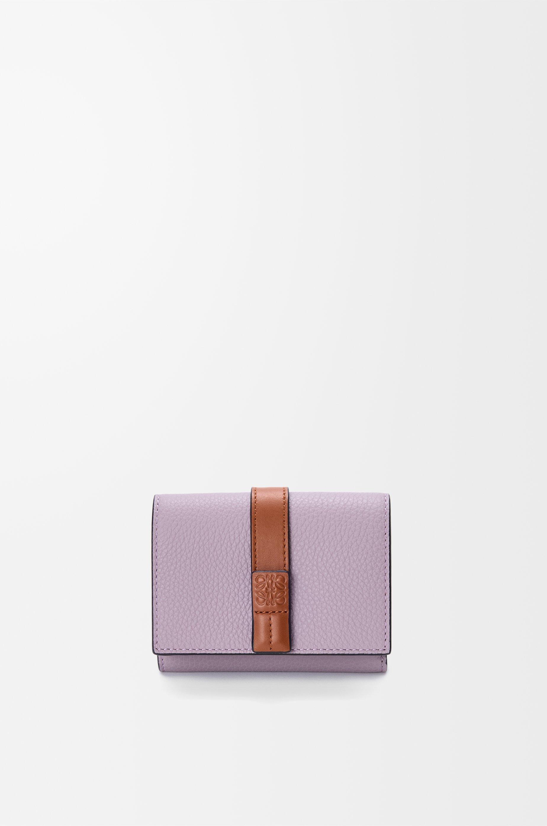 Trifold wallet in soft grained calfskin by LOEWE