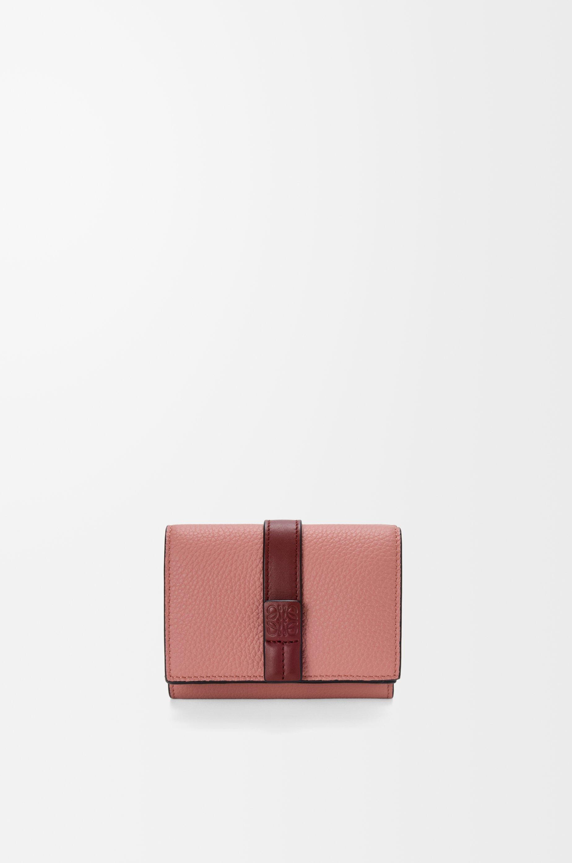 Trifold wallet in soft grained calfskin by LOEWE