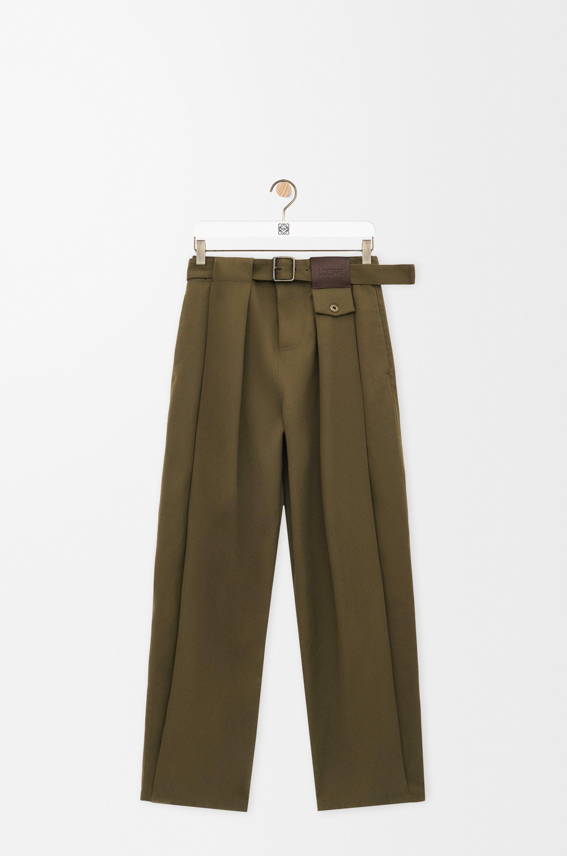 Trousers in cotton and silk by LOEWE