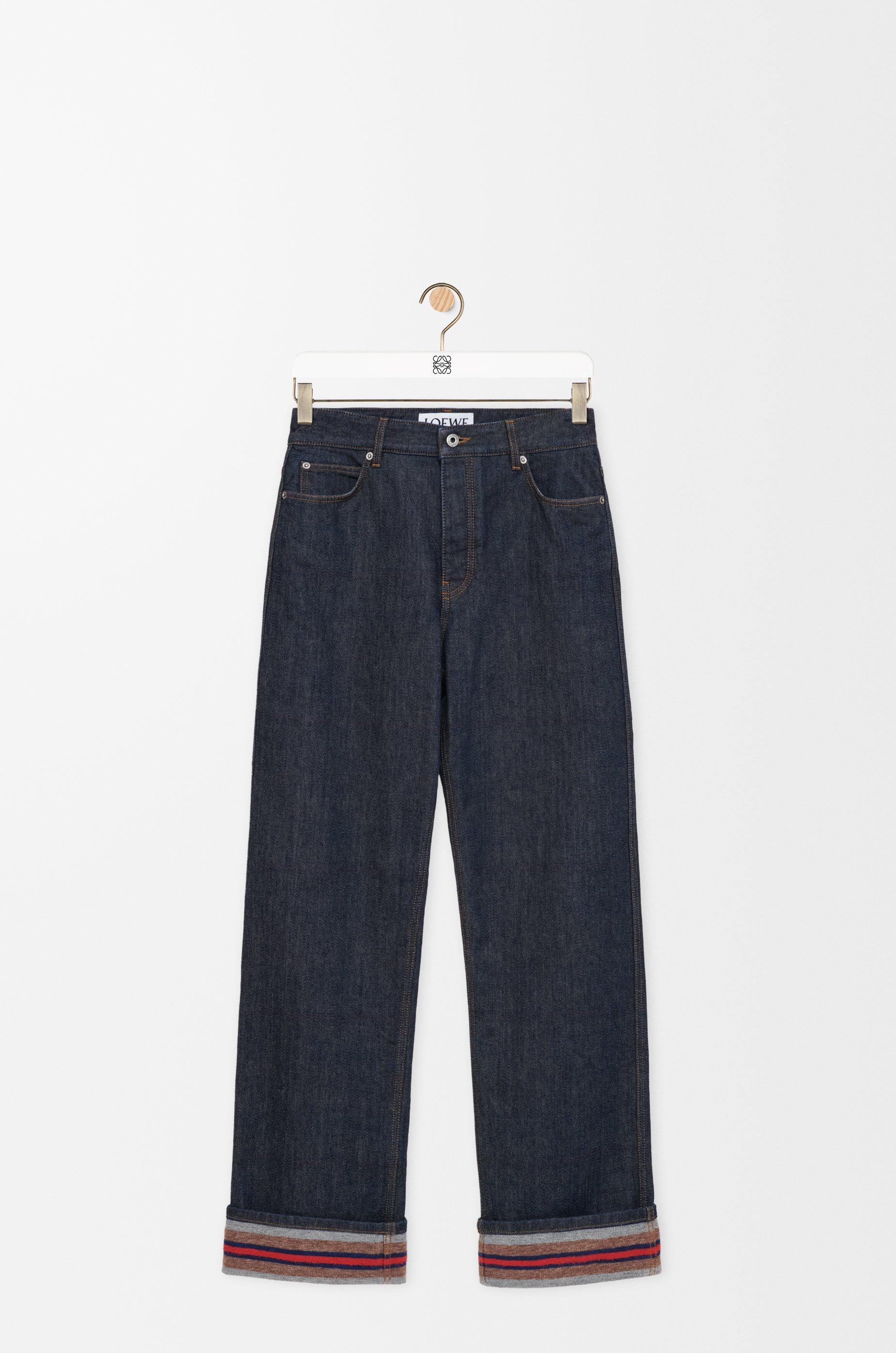Turn-up jeans in denim by LOEWE