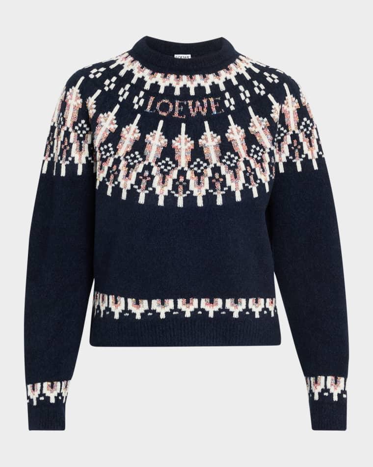 Wool-Blend Fair Isle Sweater by LOEWE