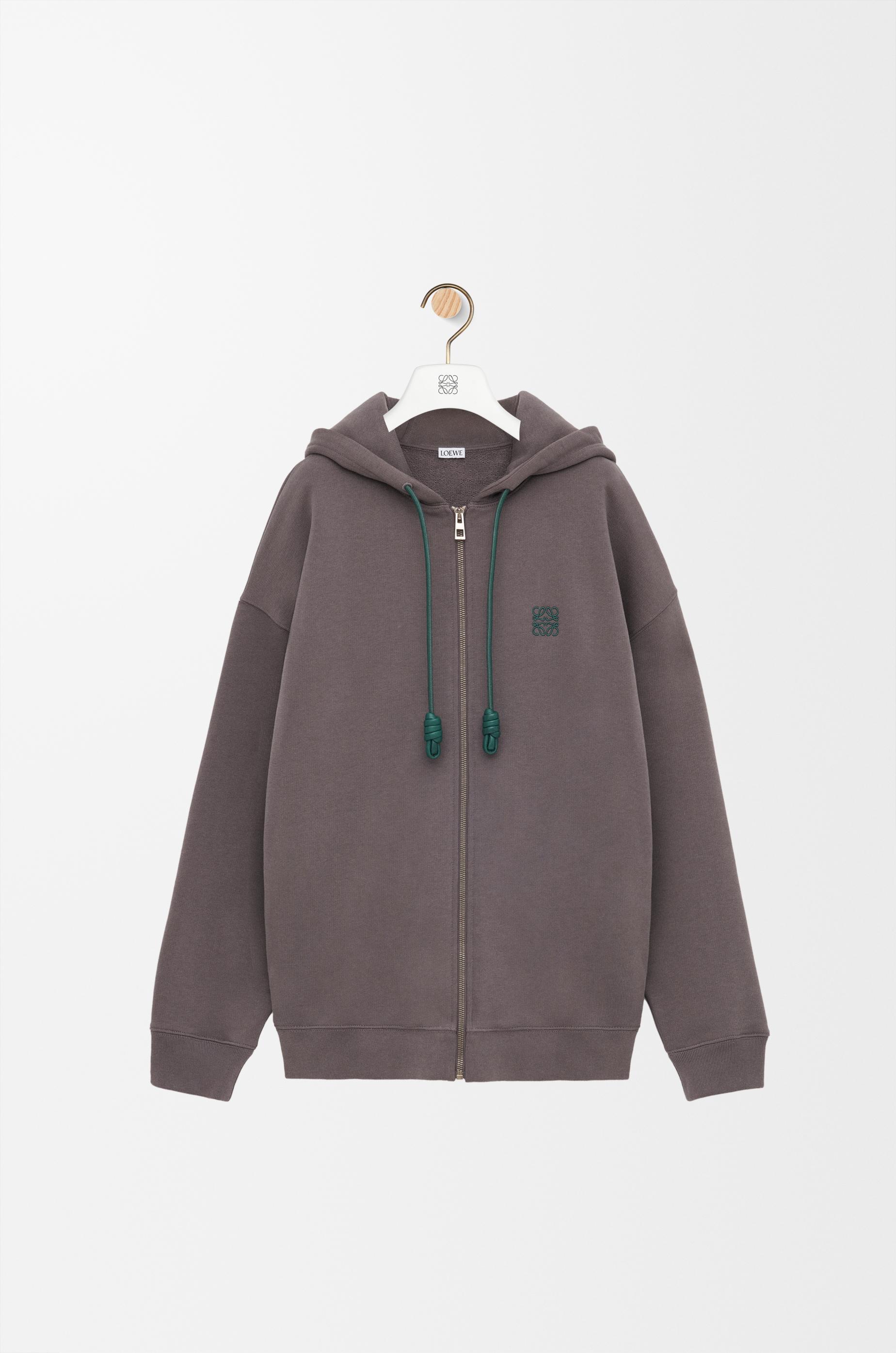 Zip-up hoodie in cotton by LOEWE