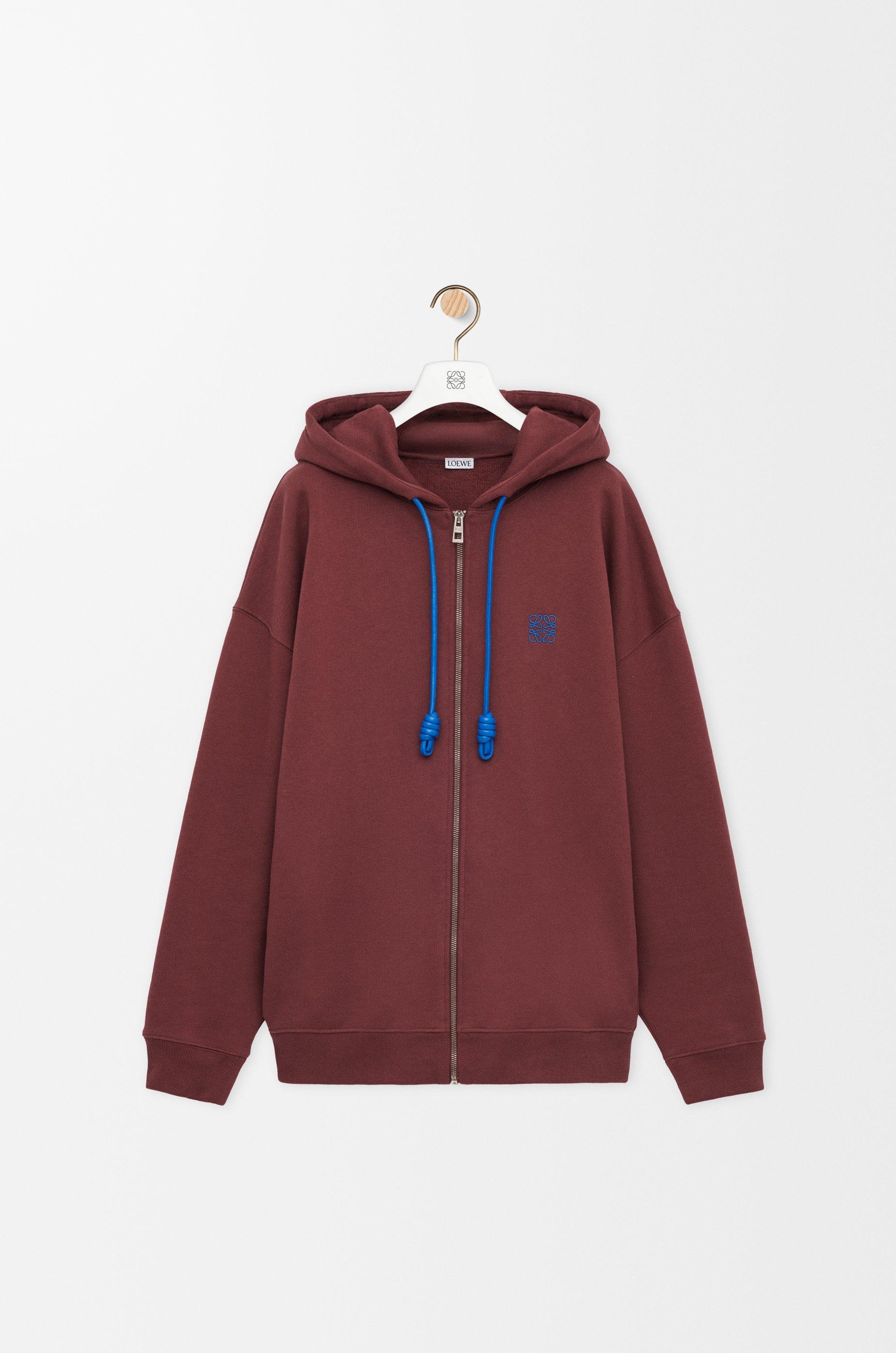 Zip-up hoodie in cotton by LOEWE