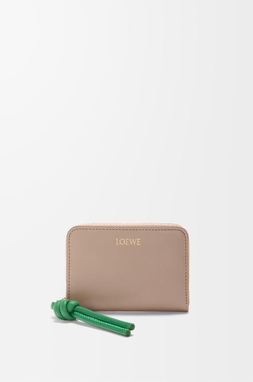 Zipped coin purse in shiny nappa calfskin by LOEWE