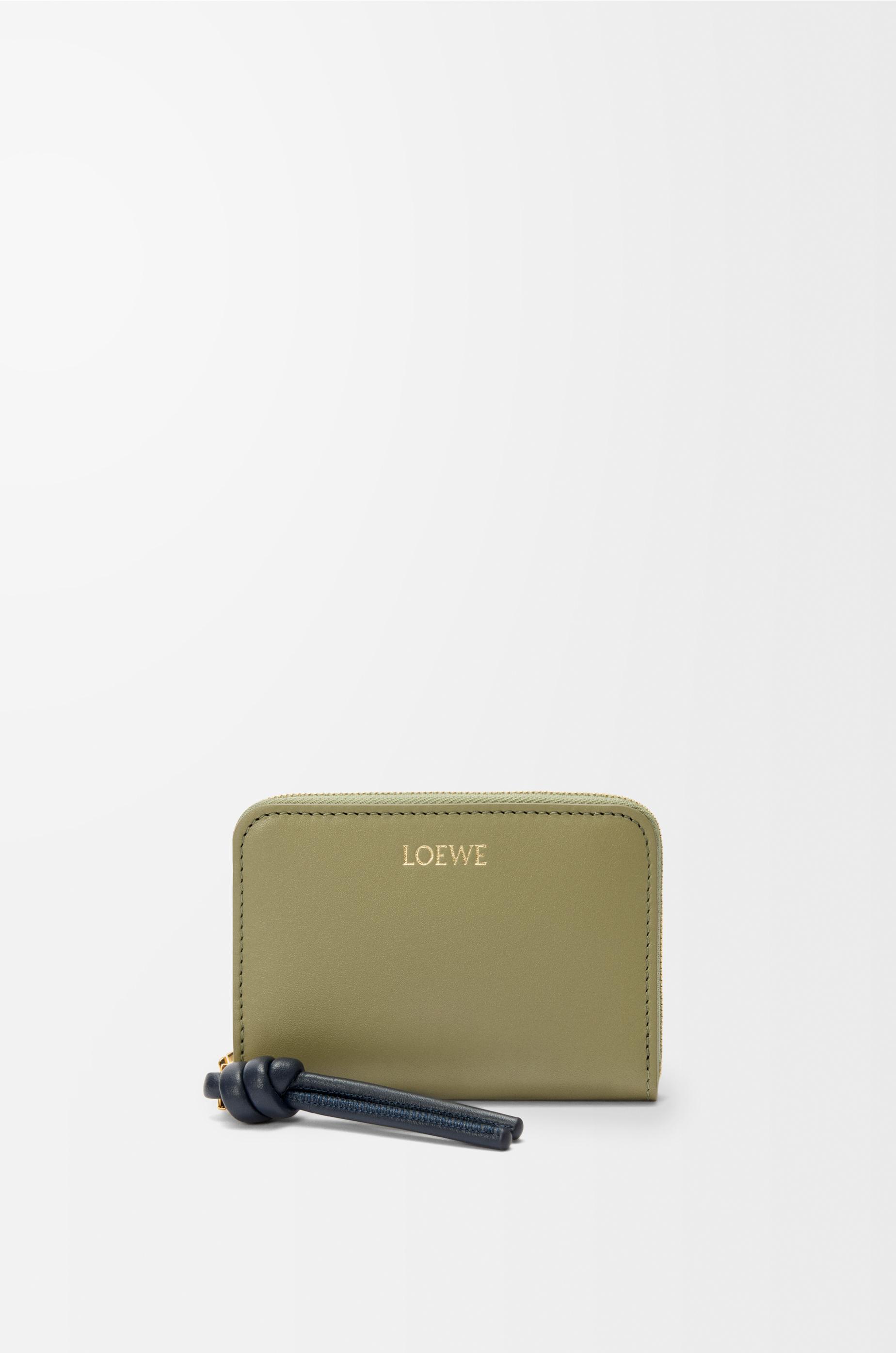 Zipped coin purse in shiny nappa calfskin by LOEWE