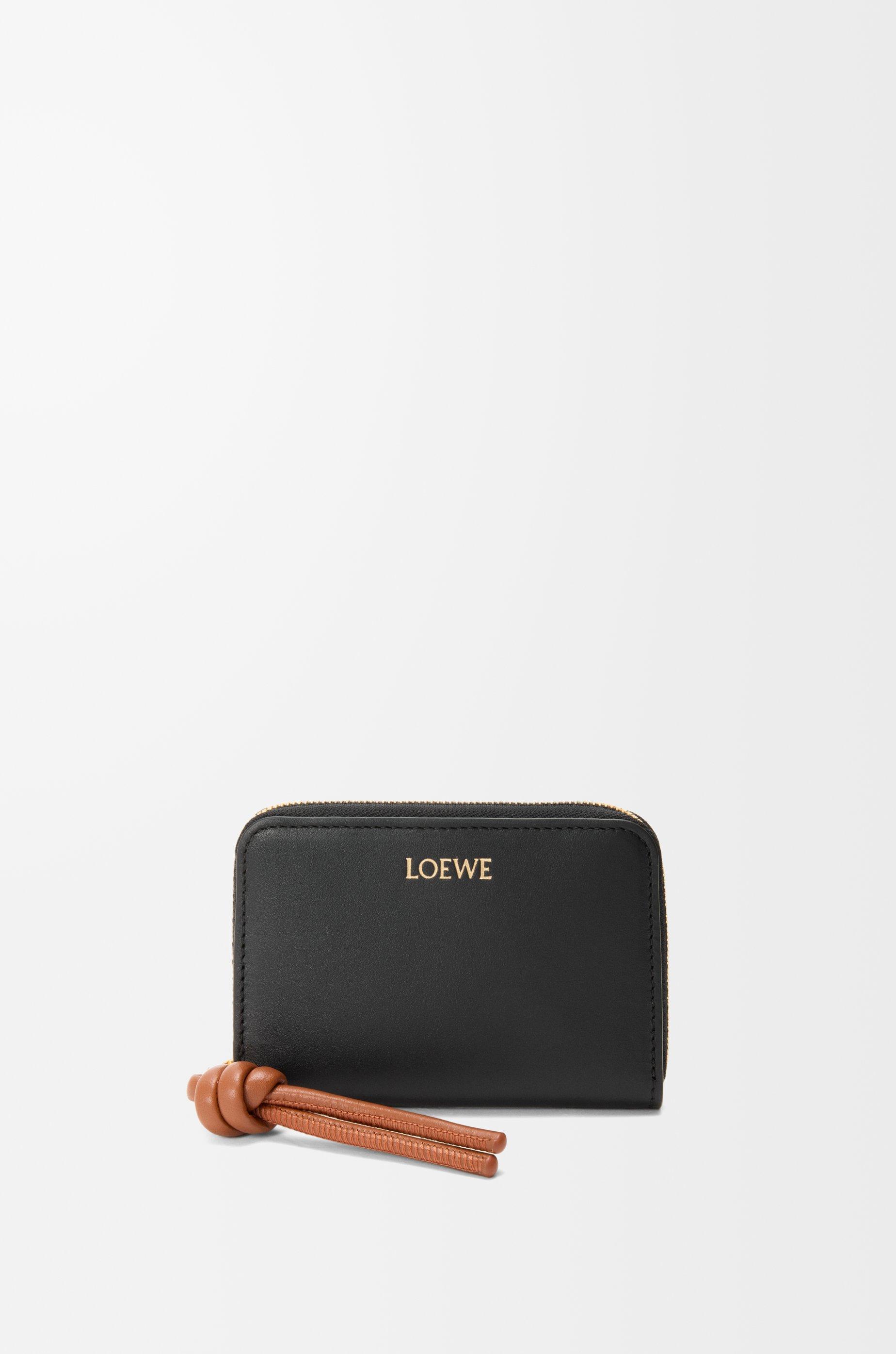 Zipped coin purse in shiny nappa calfskin by LOEWE