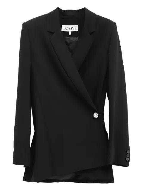 asymmetric single-button blazer by LOEWE