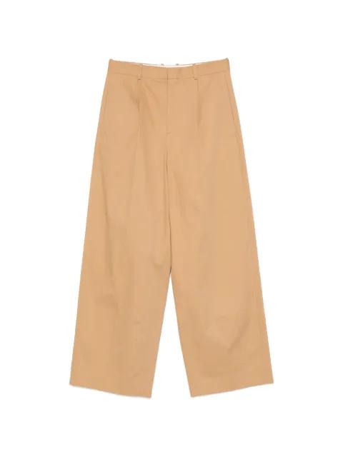 belt-loop pleated trousers by LOEWE