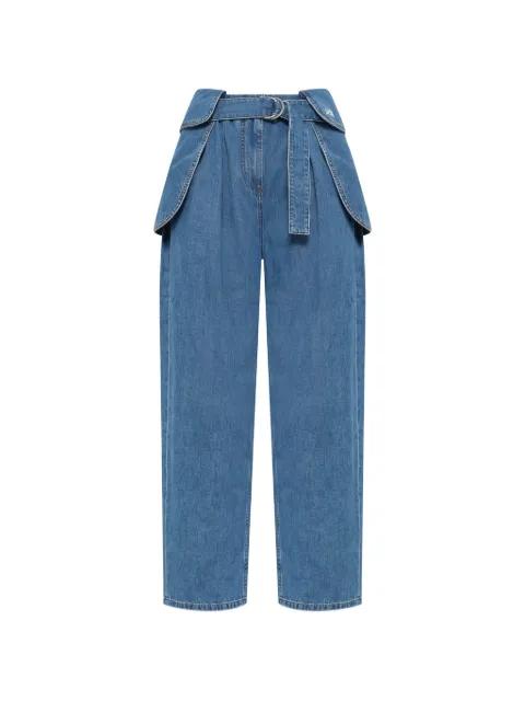 belted cargo jeans by LOEWE