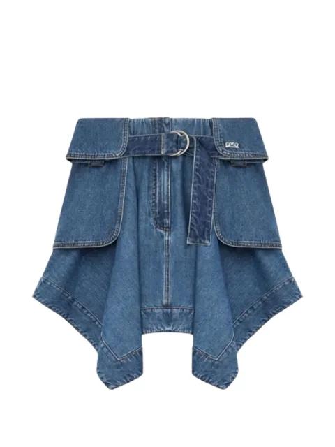 belted cargo mini skirt by LOEWE
