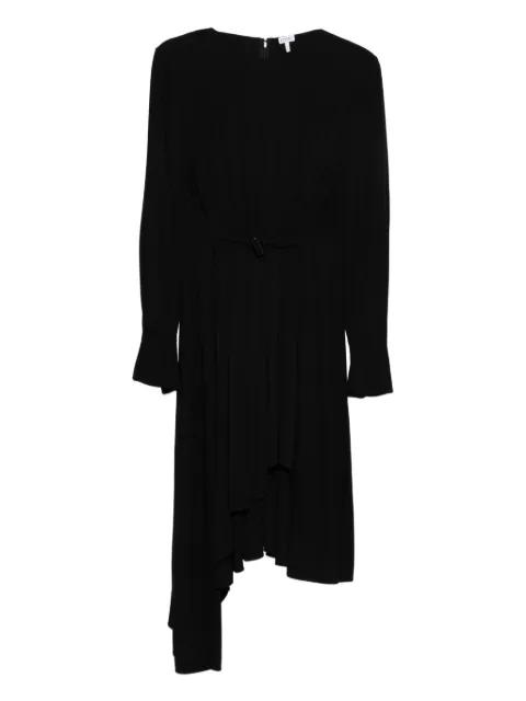 black asymmetric dress by LOEWE