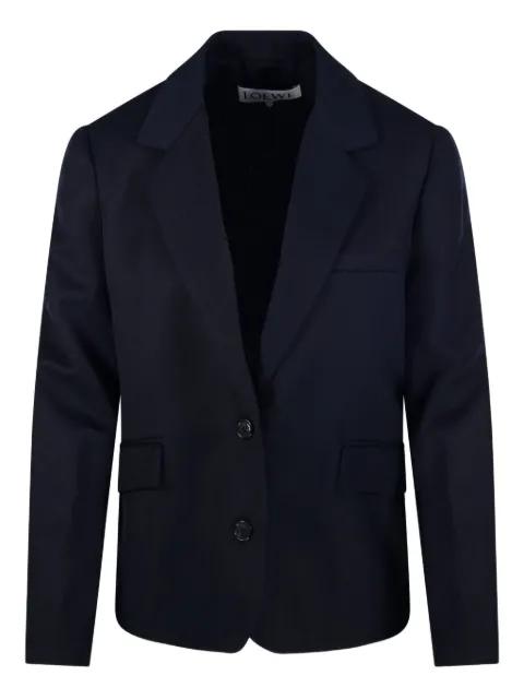 buckle-detail tailored jacket by LOEWE