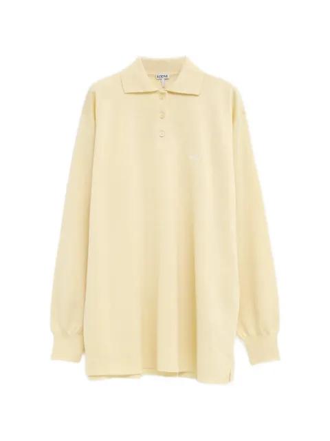button embroidered polo shirt by LOEWE