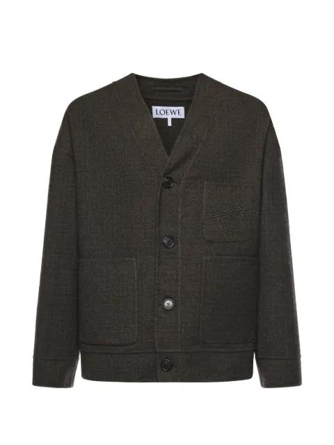 button-fastening cardigan by LOEWE