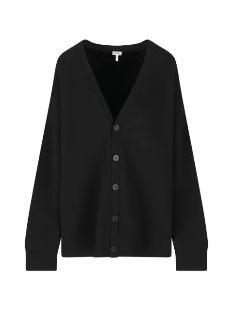 buttoned knitted cardigan by LOEWE
