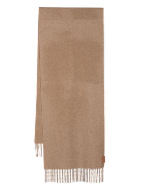 cashmere fringed scarf by LOEWE