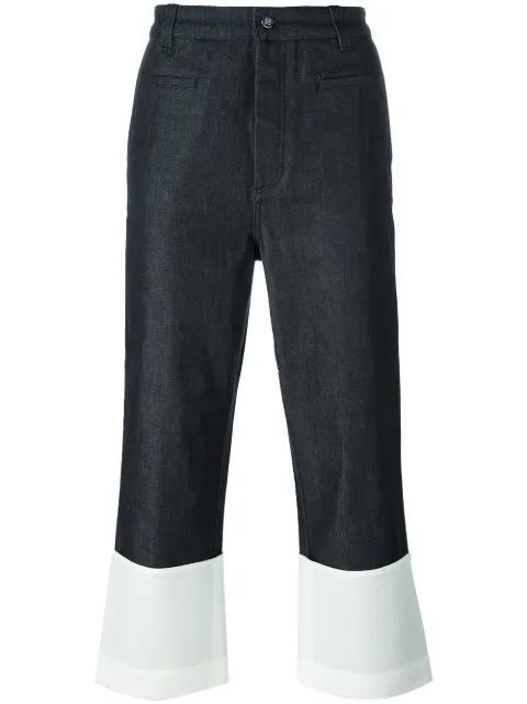 cropped jeans by LOEWE