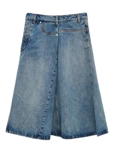 denim A-line skirt by LOEWE