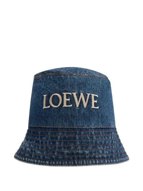 denim bucket hat by LOEWE