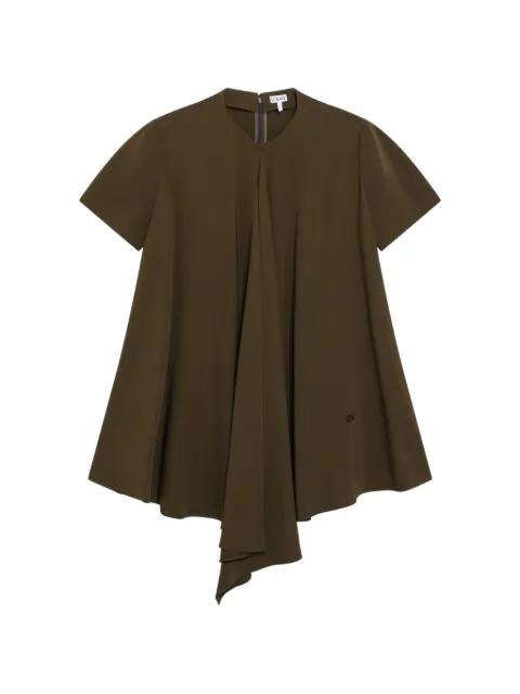 draped trapeze mini dress by LOEWE