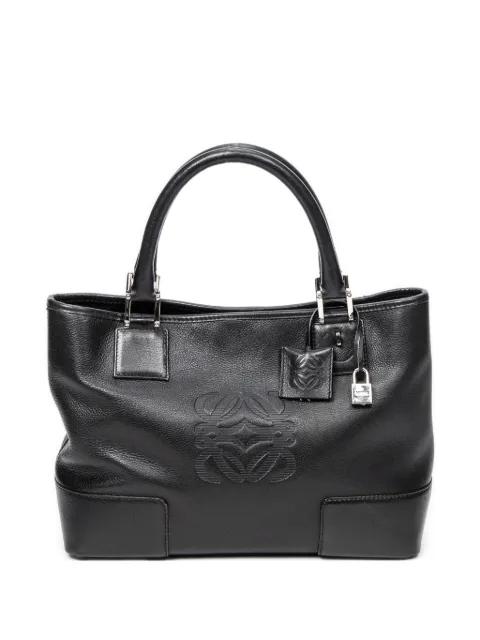 embossed-logo tote bag by LOEWE 