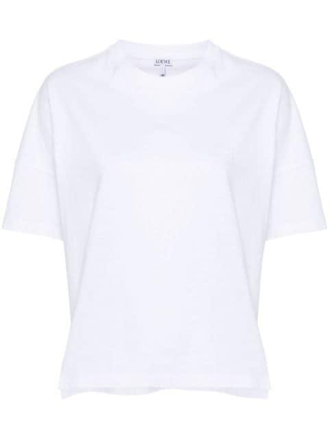 embroidered-Anagram T-shirt by LOEWE
