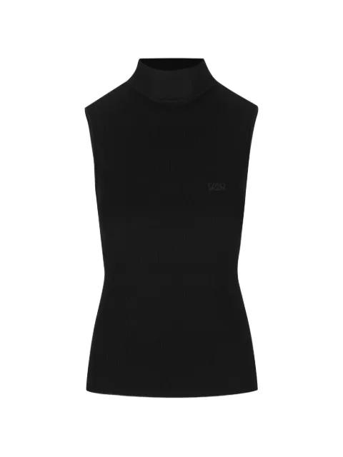 embroidered high-neck top by LOEWE