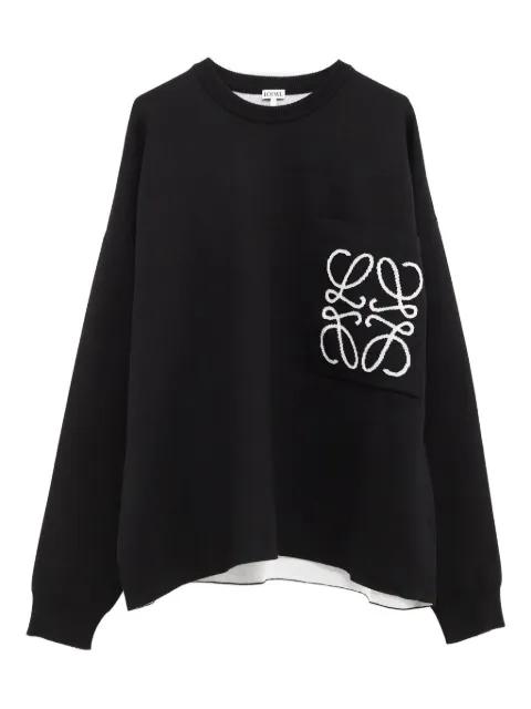 embroidered logo sweatshirt by LOEWE