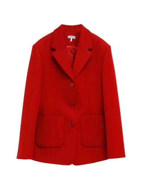 flap pocket button jacket by LOEWE