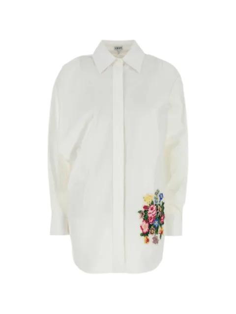 floral poplin shirt by LOEWE