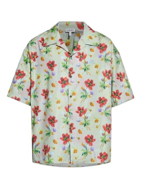 floral-print short-sleeve shirt by LOEWE