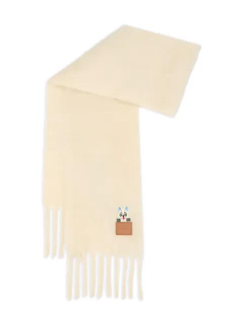 fringed scarf by LOEWE