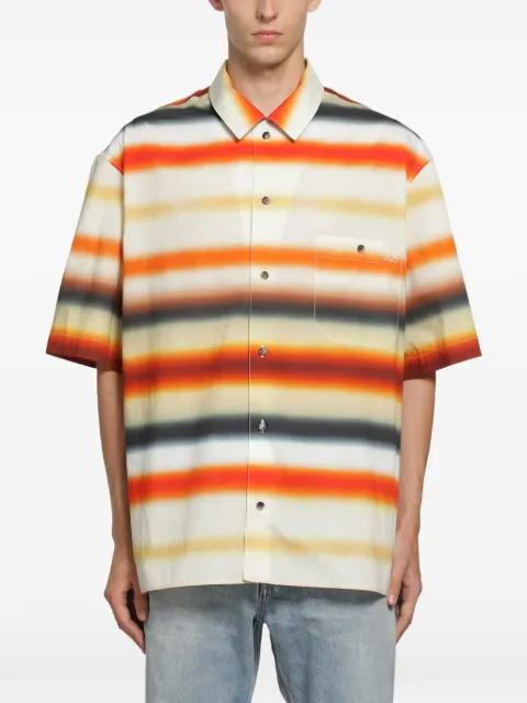 gradient-stripe short-sleeve shirt by LOEWE
