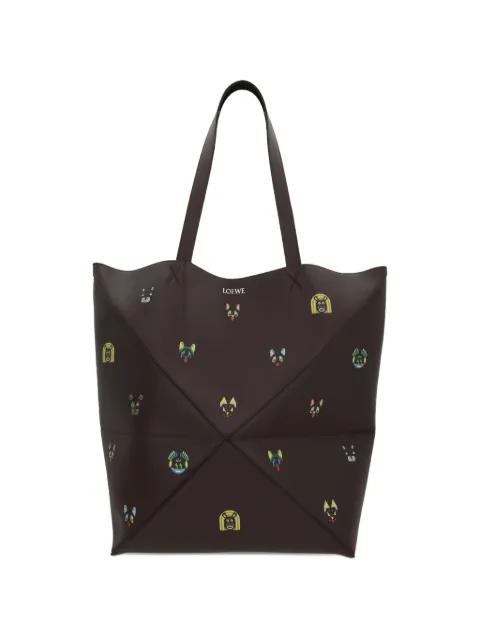 graphic print shoulder bag by LOEWE