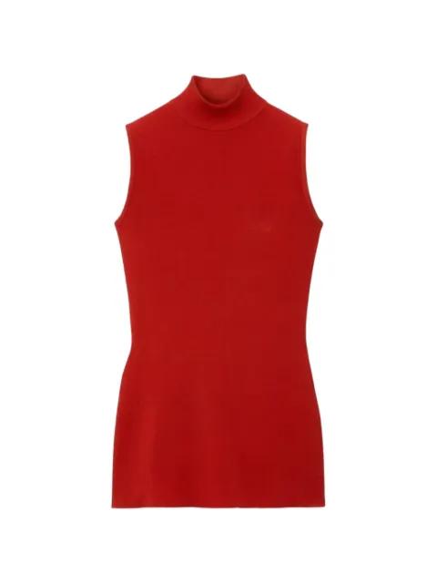 high-neck sleeveless top by LOEWE