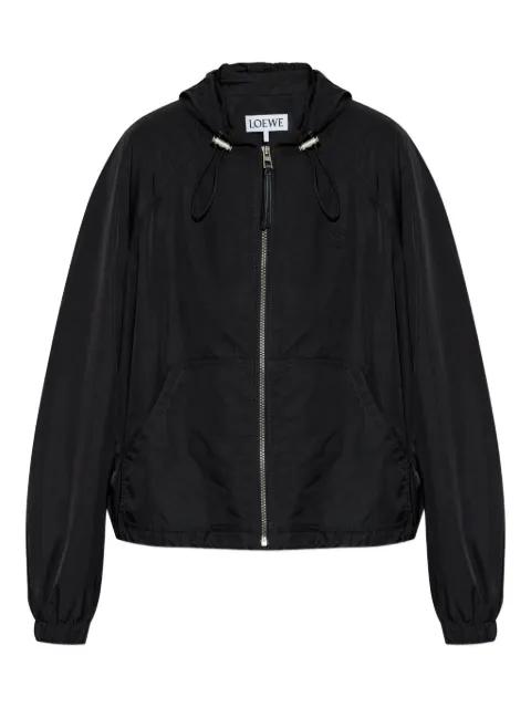hoodied drawstring bomber jacket by LOEWE