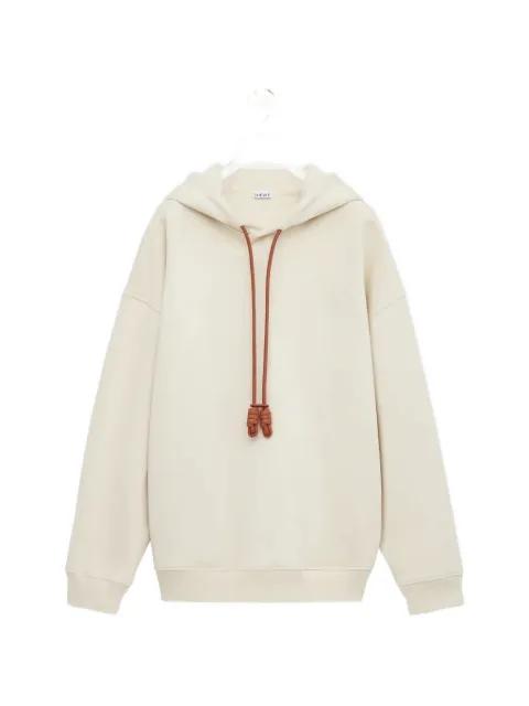 knot-detail hoodie by LOEWE