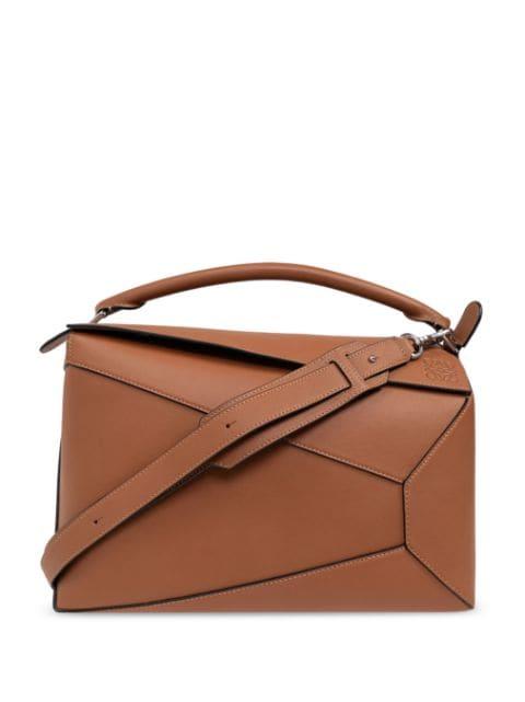large Puzzle leather tote bag by LOEWE