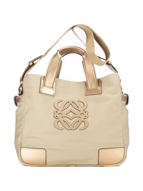 logo appliqué tote bag by LOEWE 