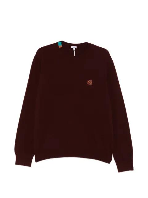 logo crewneck sweater by LOEWE