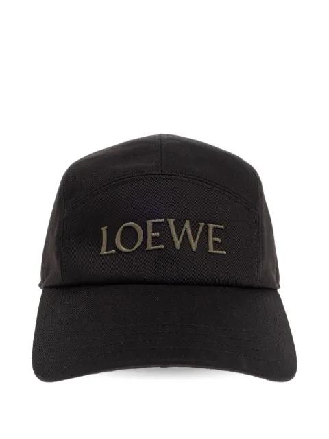 logo-embroidered five-panel cap by LOEWE
