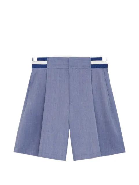 logo-embroidered striped-waist shorts by LOEWE