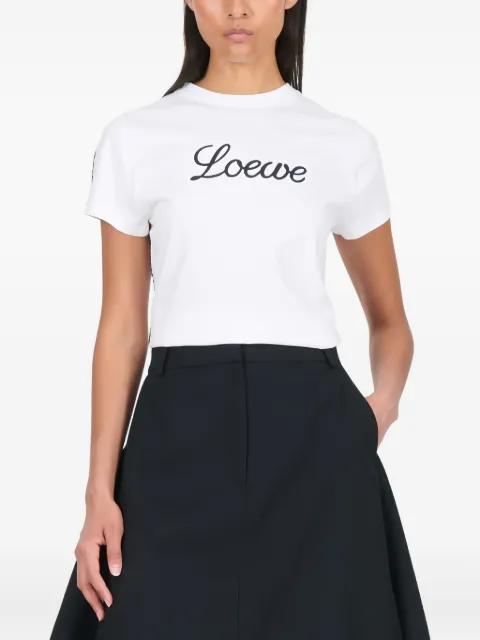logo-lettering T-shirt by LOEWE